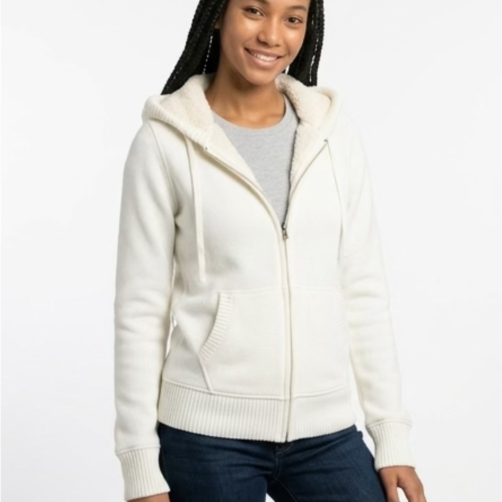 SO Cream Sherpa-Lined Zip Hoodie
